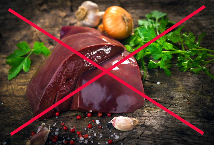gravide skal ikke spise leve - få for meget A vitamin