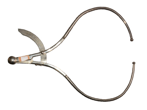 måler til bækkenet (pelvis)
