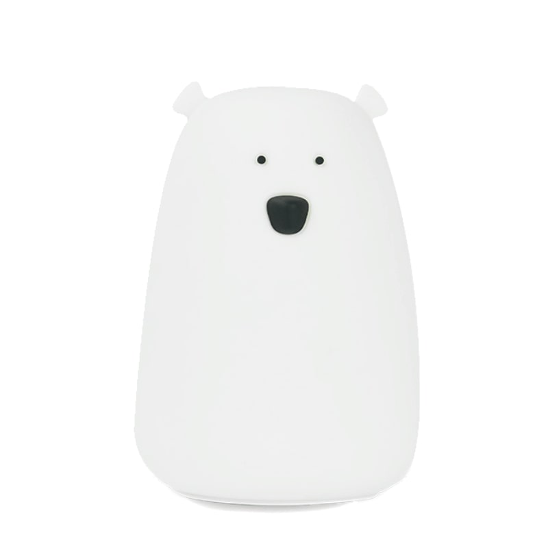 Rabbit & Friends Lampe, Hvid Bjørn i STOR (USB stik)