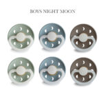 FRIGG Moon - Boys NIGHT Mix, 6 runde sutter latex str. 2