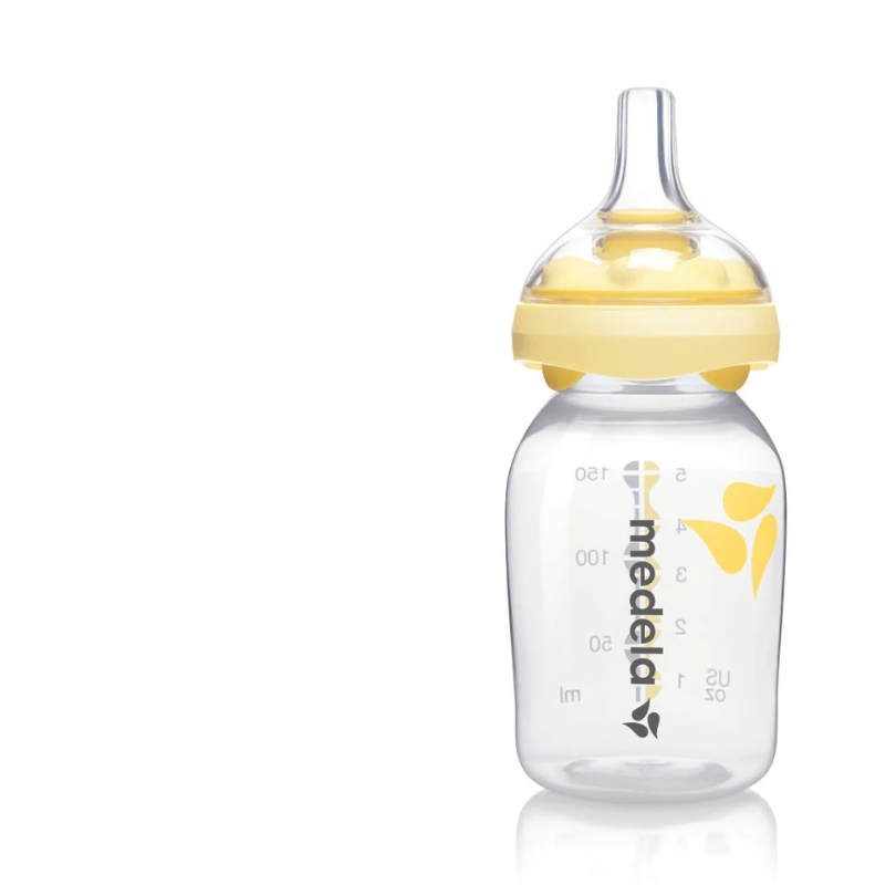 Calme-sutteflaske-medela-gul